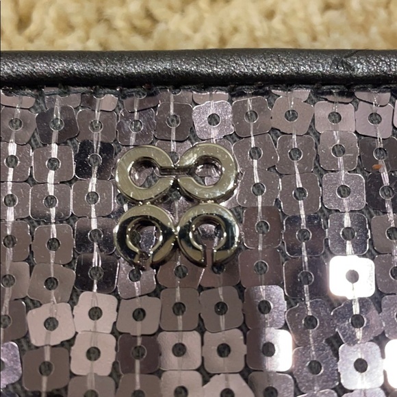 Coach Pewter/gunmetal sequined wristlet - Picture 3 of 12